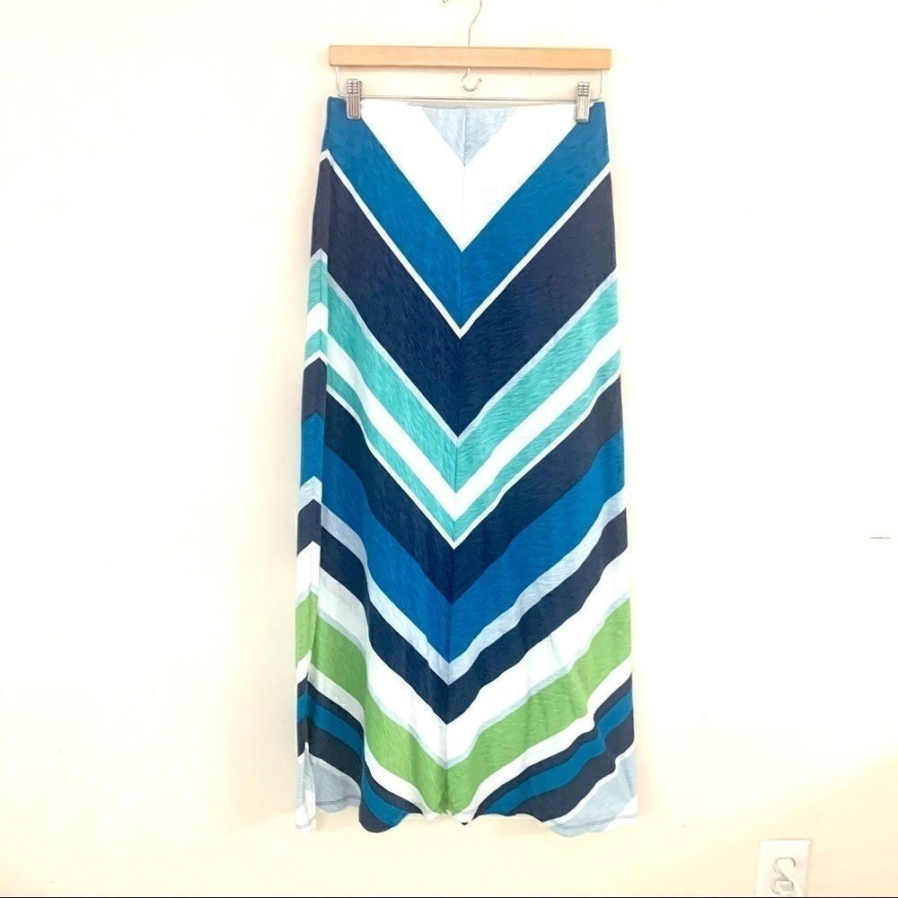 TOMMY BAHAMA 100% COTTON SLIMMING MAXI SKIRT